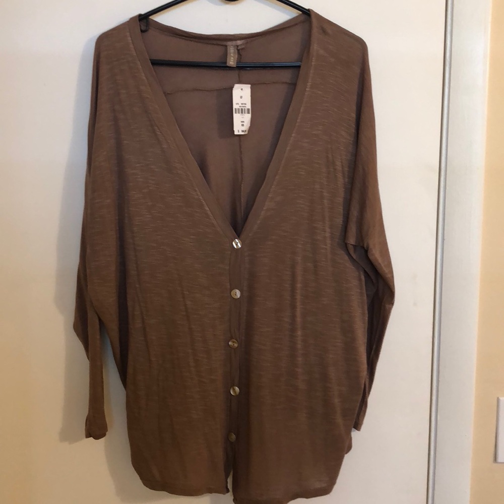 Emma and Sam button down top